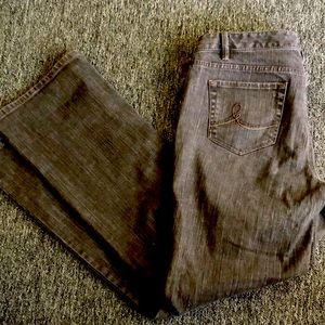 LOFT original bootcut black jeans, size 14T